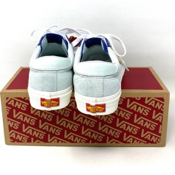 VANS SK8-HI MTE Retro Shoes Women's Multi Leo Suede Casual Blue Skate ALSU00824 - Picture 10 of 11